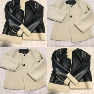Shearling Faux Leather Reversible Jacket